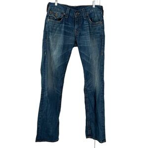 True Religion Vintage Med. Wash Blue Ricky‎ Jeans in Size 31